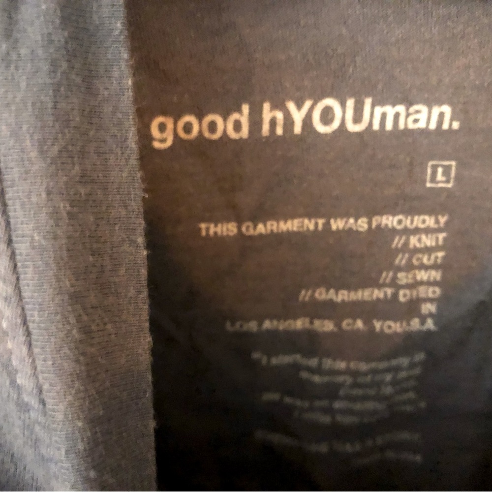 Good hYOUman “More” mantra. More, more more.- used Men’s T